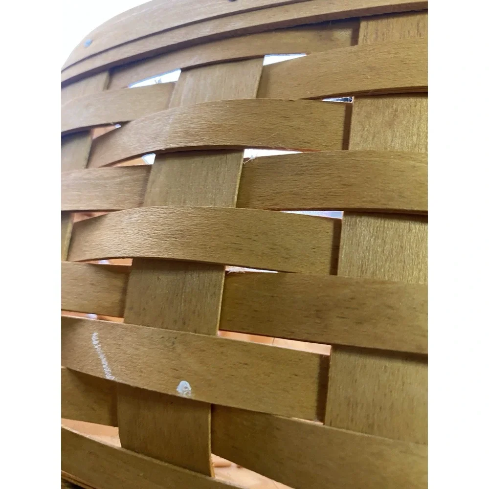 Longbergwe 2002 Oval Woven Wooden Basket